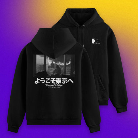 (Pre-Order) Welcome To Tokyo Hoodie schwarz