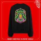 (Pre-Order) "Merry Christmas, ya filthy animal!" Pullover schwarz