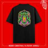 (Pre-Order) "Merry Christmas, ya filthy animal!" T-Shirt schwarz