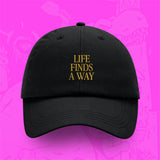 NTG Life Finds A Way "Life Finds A Way" Dad Hat schwarz
