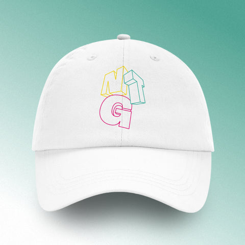 NTG Phat Dad Hat weiss