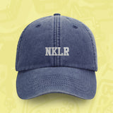 (Pre-Order) 11 Jahre Radio Nukular "NKLR" Dad Hat vintage denim