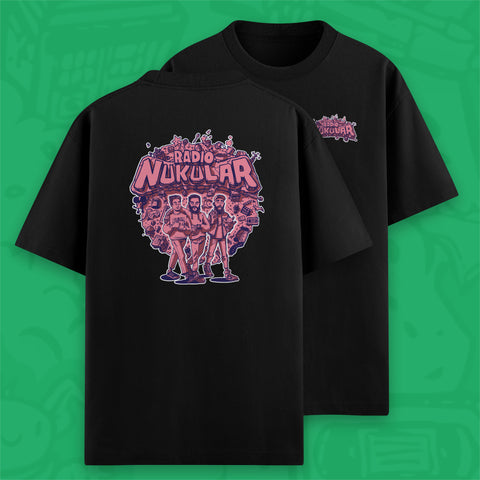 (Pre-Order) 11 Jahre Radio Nukular "11 Jahre" T-Shirt schwarz-pink
