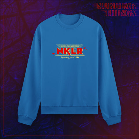 (Pre-Order) Nukular Things "Radio NKLR" Pullover blau