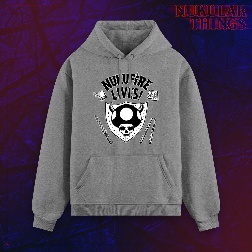 (Pre-Order) Nukular Things "Nukufire Lives" Hoodie grau
