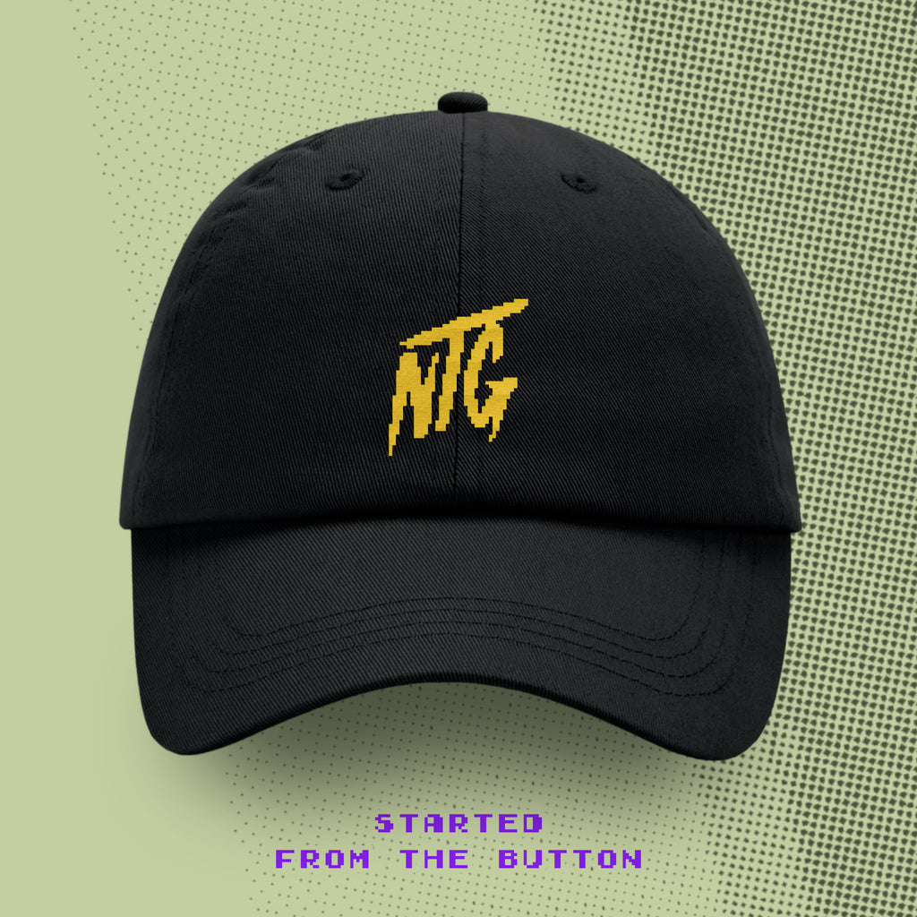 Nerdy Terdy Gang "NTG Pixel-Look" Dad Hat schwarz