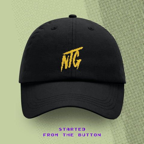(Pre-Order) Nerdy Terdy Gang "NTG Pixel-Look" Dad Hat schwarz
