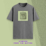 Nerdy Terdy Gang "Started from the Button" T-Shirt grau
