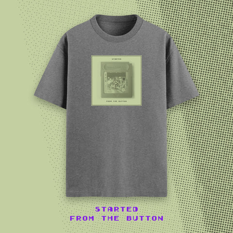 (Pre-Order) Nerdy Terdy Gang "Started from the Button" T-Shirt grau