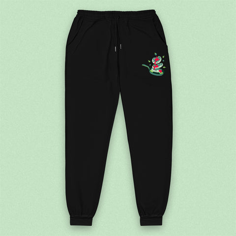 (Pre-Order) "Sunday Morning Memories" Jogginghose schwarz / Nerdy Terdy Gang