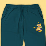 (Pre-Order) "Sunday Morning Memories" Jogginghose grünblau / Nerdy Terdy Gang