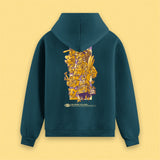 (Pre-Order) "Sunday Morning Memories" Hoodie grünblau / Nerdy Terdy Gang