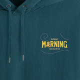 (Pre-Order) "Sunday Morning Memories" Hoodie grünblau / Nerdy Terdy Gang