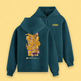 (Pre-Order) "Sunday Morning Memories" Hoodie grünblau / Nerdy Terdy Gang