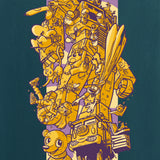 (Pre-Order) "Sunday Morning Memories" T-Shirt grünblau / Nerdy Terdy Gang