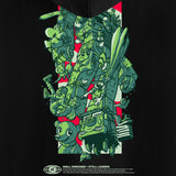 (Pre-Order) "Sunday Morning Memories" Zipper Hoodie schwarz / Nerdy Terdy Gang