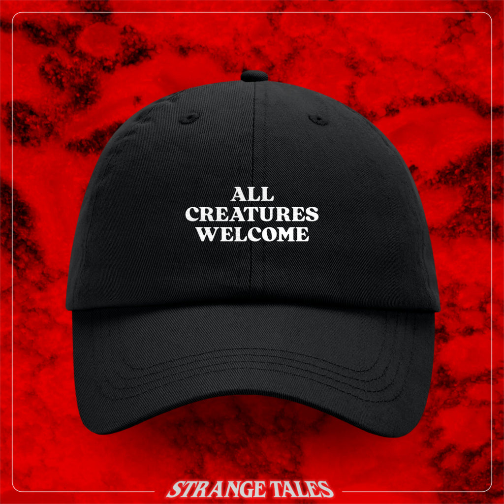 (Pre-Order) NTG Strange Tales "Creatures Welcome" Dad Hat schwarz