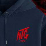 (Pre-Order) NTG Strange Tales "Most Metal Concert" Hoodie dunkleblau / rot
