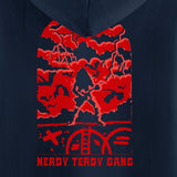 (Pre-Order) NTG Strange Tales "Most Metal Concert" Hoodie dunkleblau / rot