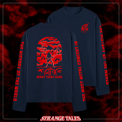 NTG Strange Tales "Most Metal Concert" Longsleeve dunkelblau / rot