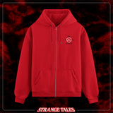 (Pre-Order) NTG Strange Tales "Roll Out" Zipper-Hoodie rot
