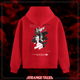 (Pre-Order) NTG Strange Tales "Roll Out" Zipper-Hoodie rot