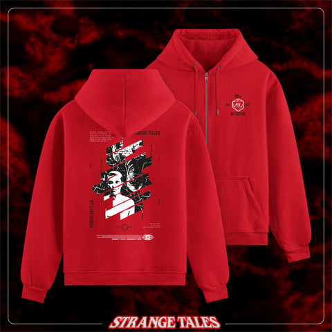 (Pre-Order) NTG Strange Tales "Roll Out" Zipper-Hoodie rot