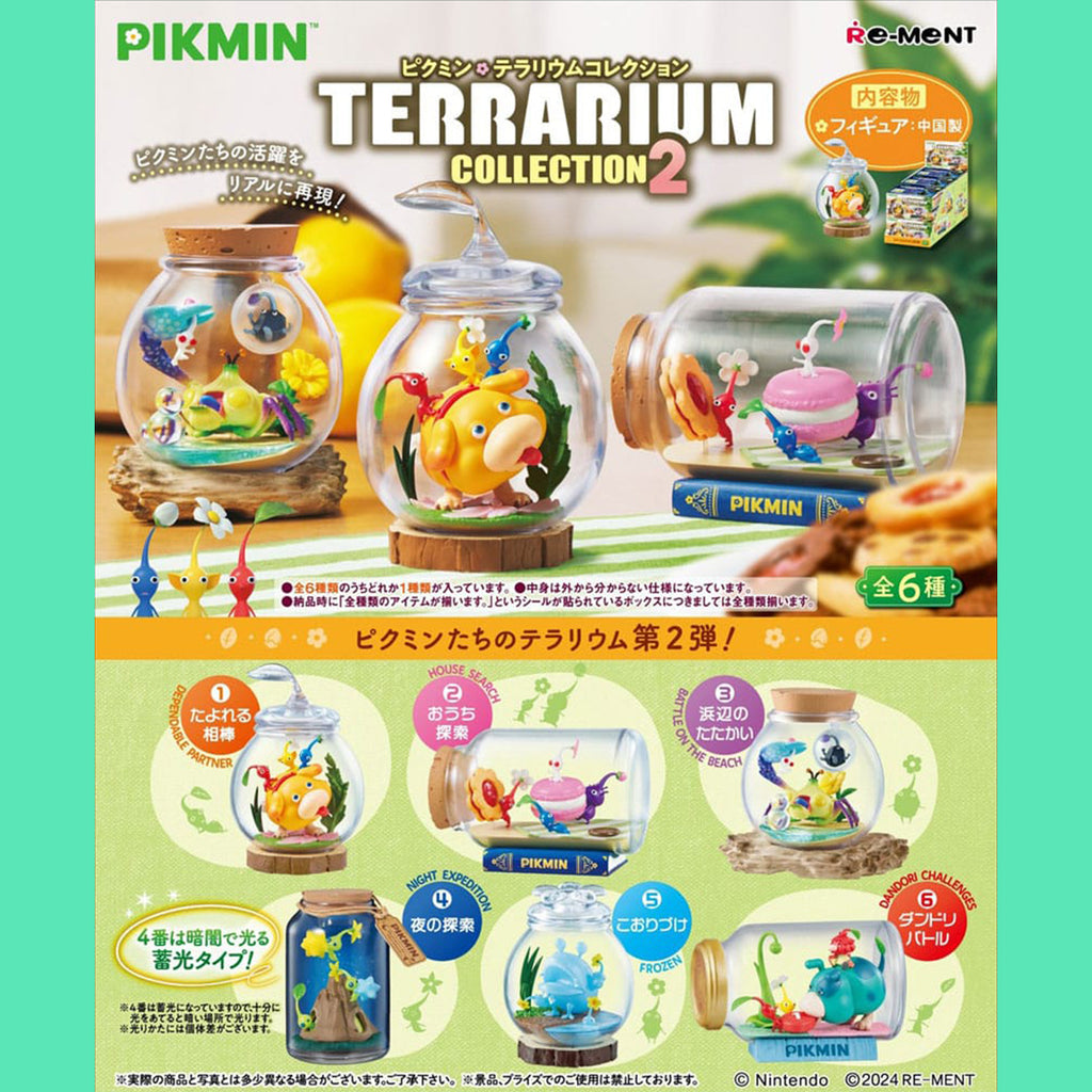 Pikmin Terrarium Collection 2 (Blindboxen) Re-Ment Nintendo Pikmin