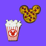 Mickey Pizza & Popcorn Pins Disney