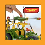 A.W.E. Shell-Striker mit Scarlett April Actionfigur Teenage Mutant Ninja Turtles x G.I. Joe Playmates