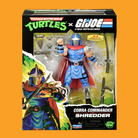 Shredder x Cobra Commander Actionfigur Teenage Mutant Ninja Turtles x G.I. Joe Playmates