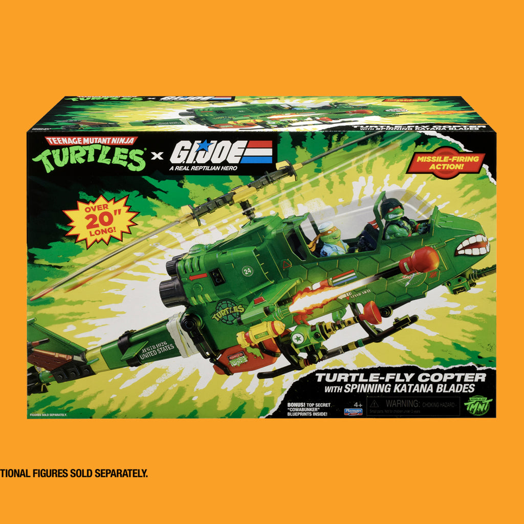 Turtle-Fly Copter Teenage Mutant Ninja Turtles x G.I. Joe Playmates