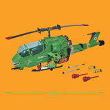 Turtle-Fly Copter Teenage Mutant Ninja Turtles x G.I. Joe Playmates