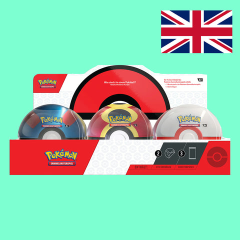 PKM Pokéball Tin Herbst 2025 Pokémon Sammelkartenspiel (englisch)