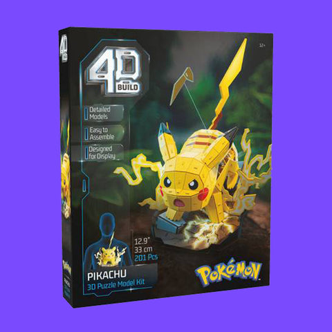 Pikachu Pokémon 4D Build