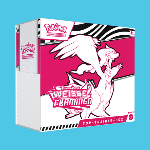 (Pre-Order) Pokémon Karmesin & Purpur Weisse Blitze Top Trainer Box (deutsch)