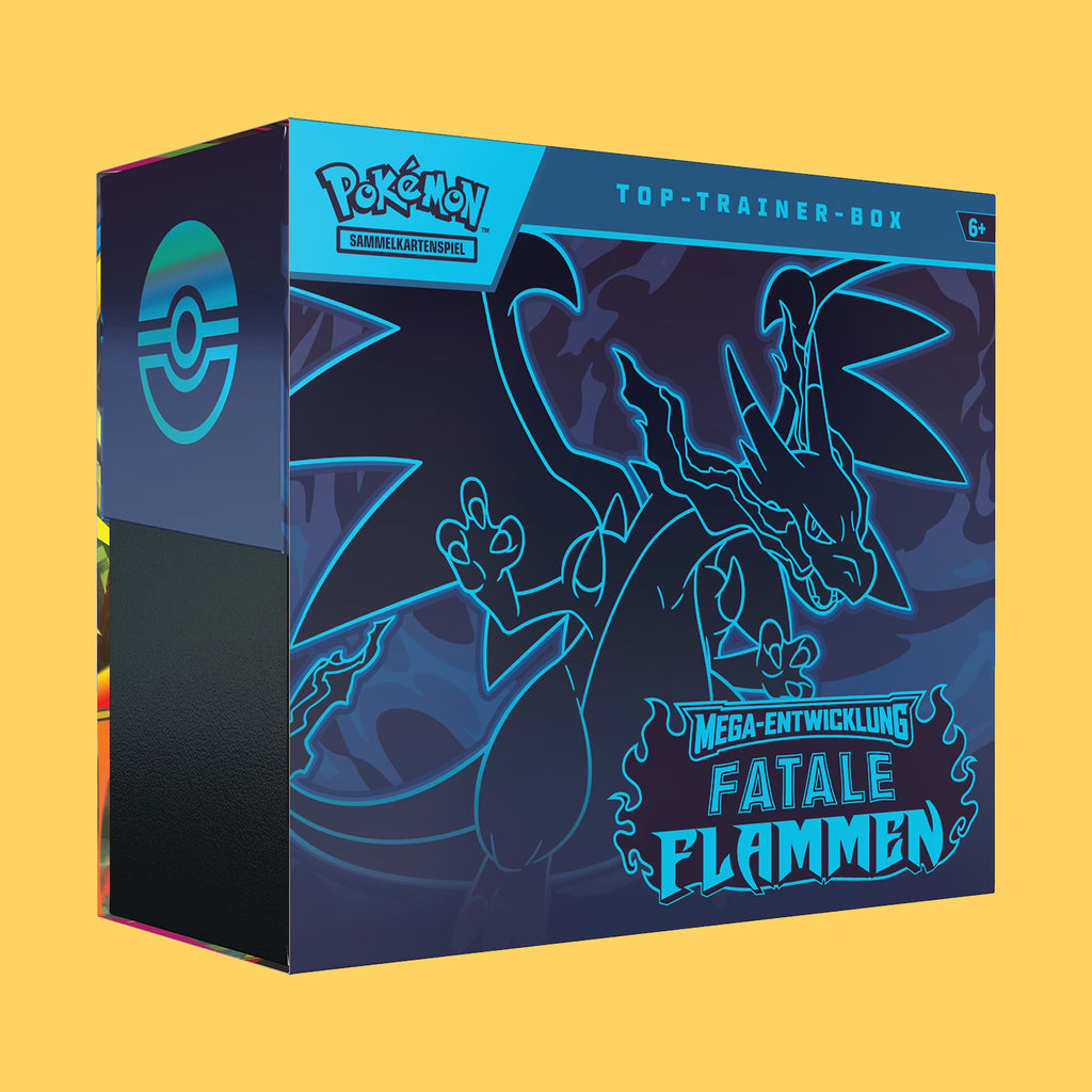 (Pre-Order) Pokémon Mega-Entwicklung "Fatale Flammen" Top Trainer Box (deutsch)