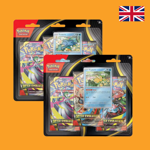 (Pre-Order) Pokémon Mega Evolution 3-Pack (englisch)