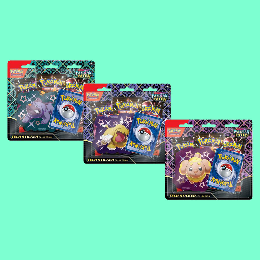 Pokémon Paldean Fates Tech Sticker Collection (Englisch)