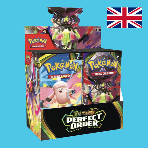 (Pre-Order) NUR 1 PRO KUNDE - Pokémon Mega Evolution "Perfect Order" Booster Display (sealed, 36 Booster) (englisch)