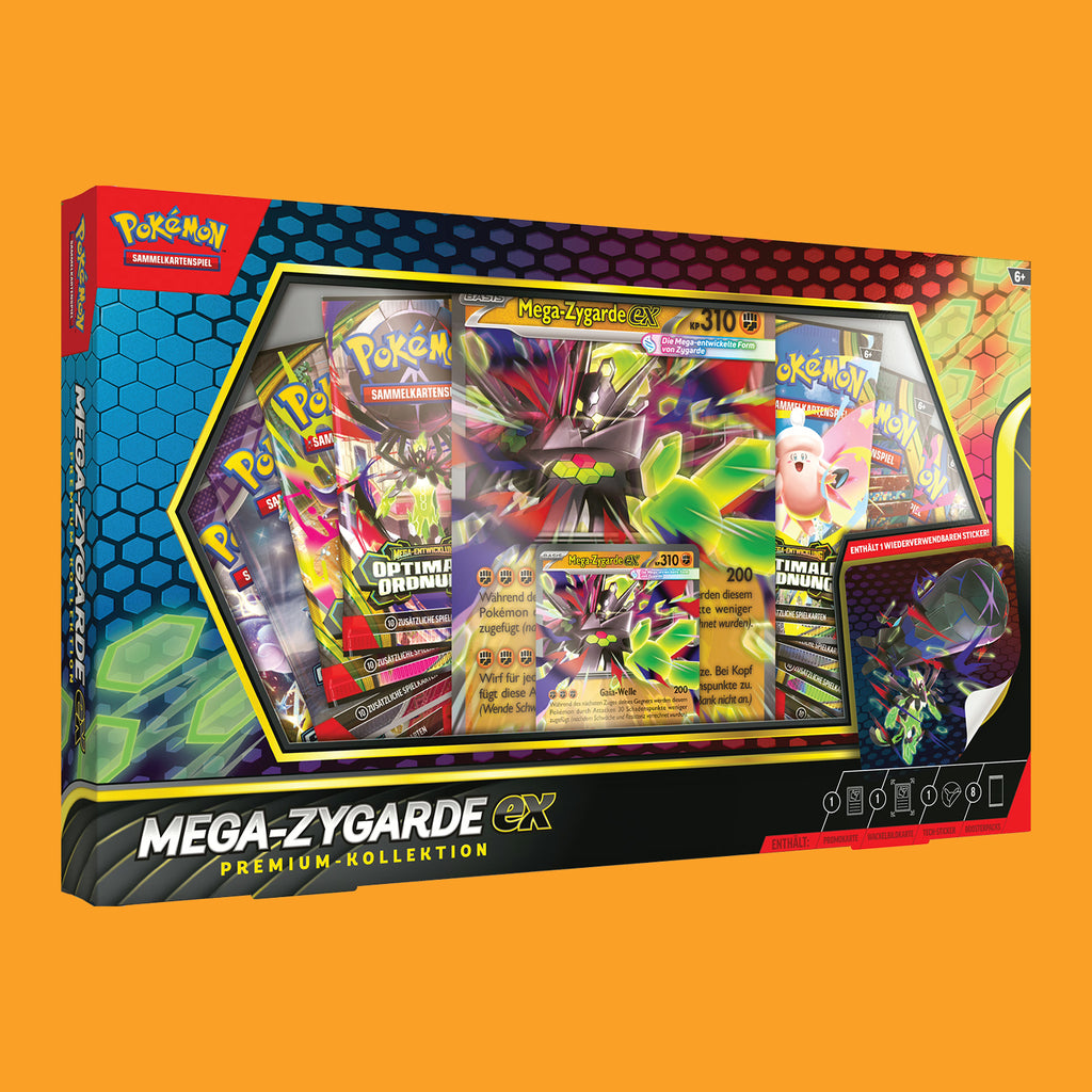 NUR 1 PRO KUNDE - Mega-Zygarde Premium-Kollektion Pokémon Mega Entwicklung (deutsch)