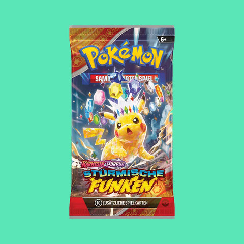 Pokémon Karmesin & Purpur Stürmische Funken Boosterpack (deutsch)