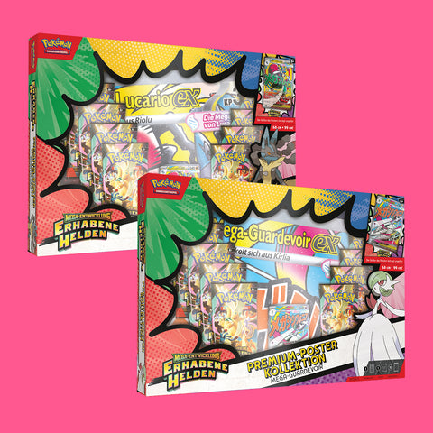 (Pre-Order) Premium-Poster-Kollektion "Erhabene Helden" (deutsch) Pokémon "Mega Entwicklungen"
