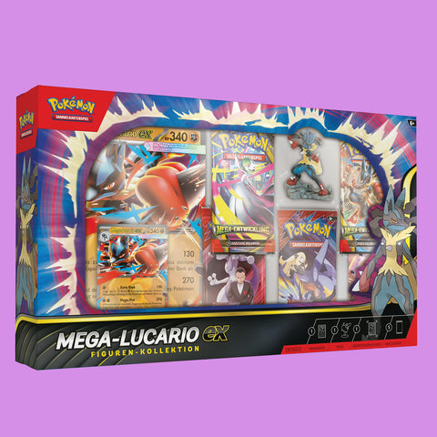 (Pre-Order) Pokémon Trading Card Game Mega-Lucario Ex Kollektion (deutsch)