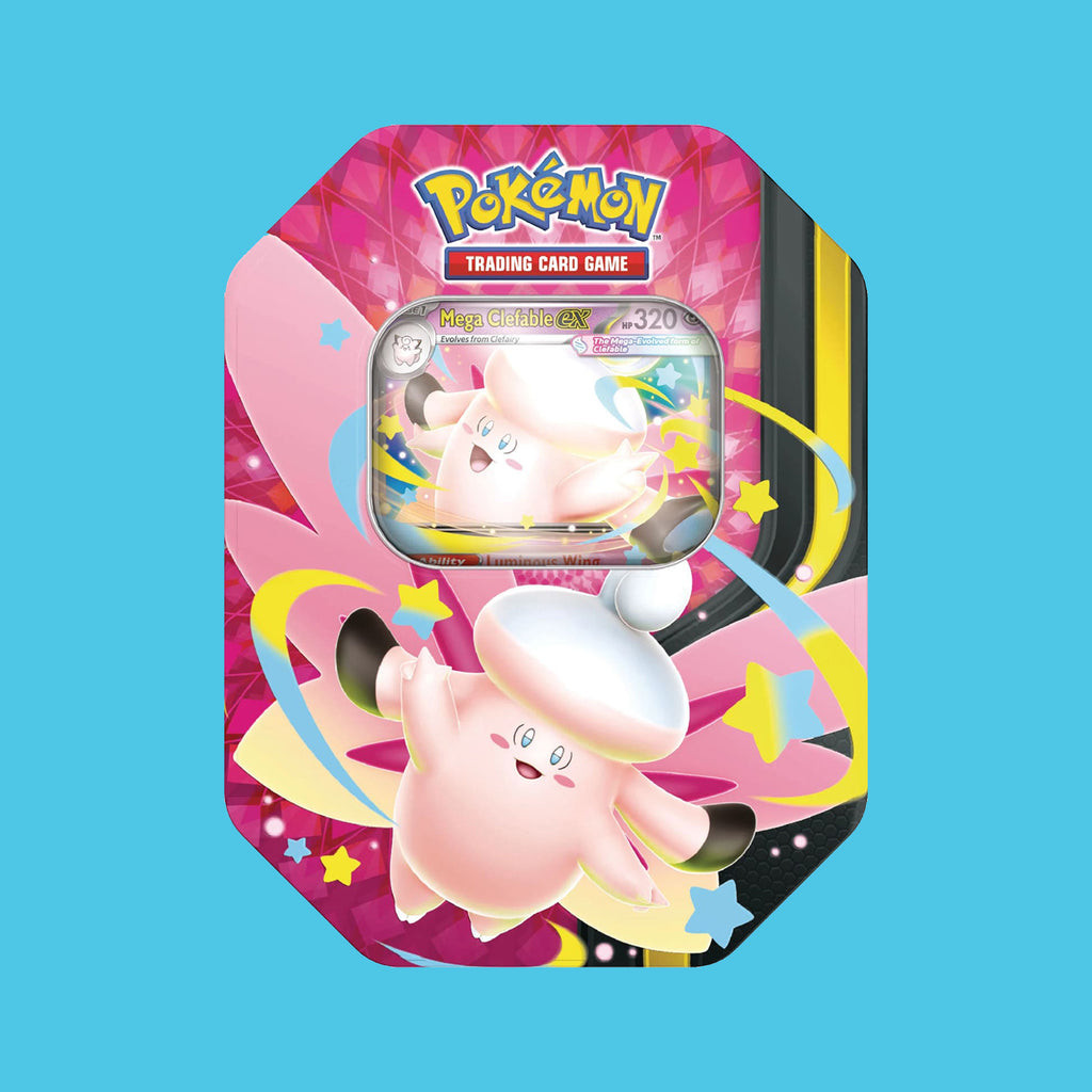 NUR 1 PRO KUNDE - Pokémon Tin Box Mega-Pixi Ex "Mega Moonlight" Pokémon Sammelkarten (deutsch)