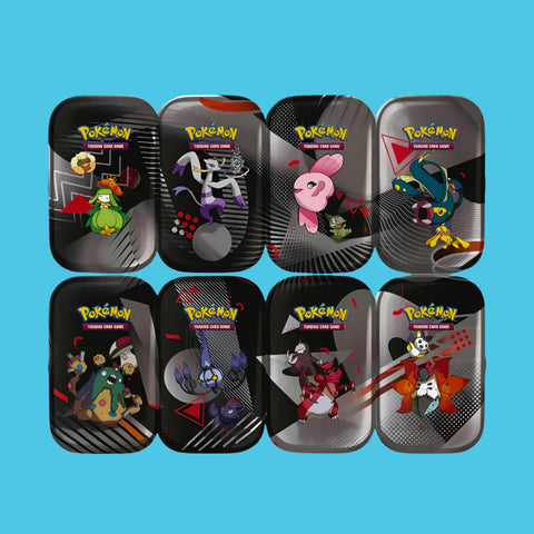 Pokémon Scarlet & Violet White Flare Black Bolt Mini-Tin-Box Unova (englisch)