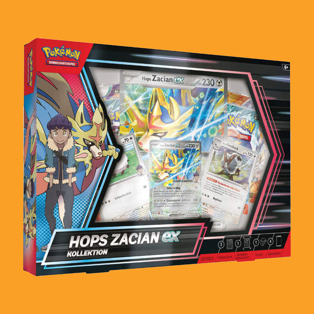 (Pre-Order) Pokémon Hops Zecian Ex Kollektion (Deutsch)