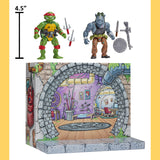 (Pre-Order) Raphael vs. Rocksteady Set Remastered Actionfiguren Teenage Mutant Ninja Turtles Playmates