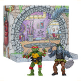 (Pre-Order) Raphael vs. Rocksteady Set Remastered Actionfiguren Teenage Mutant Ninja Turtles Playmates