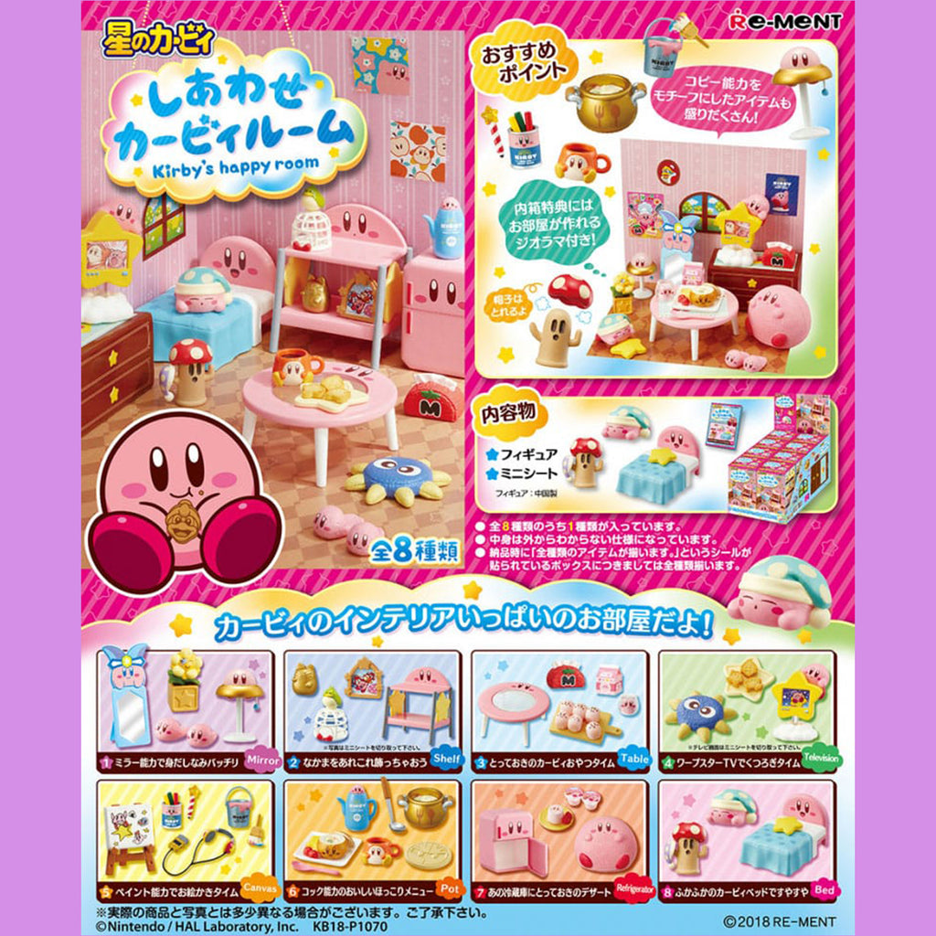 (Pre-Order) Kirby Minifiguren Happy Room (Blindboxen) Re-Ment Nintendo Kirby